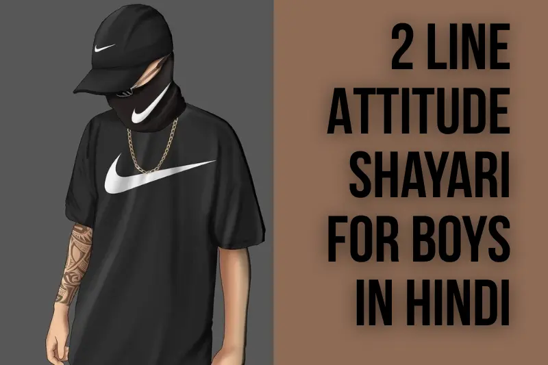 2 line attitude shayari for boys in hindi
