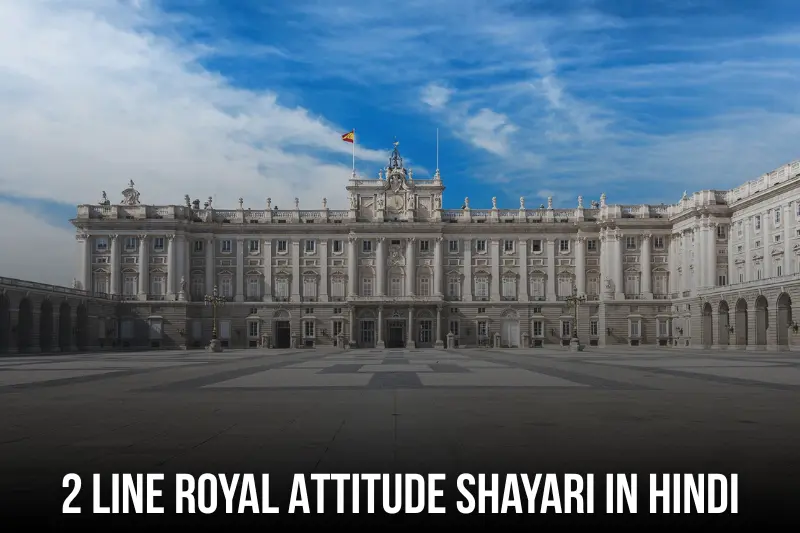2 line royal attitude shayari in hindi
