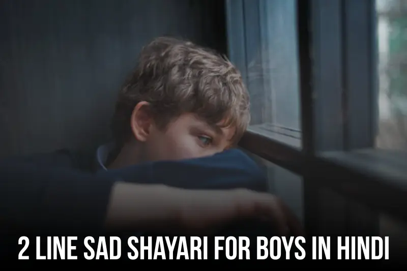2 line sad shayari for boys in hindi