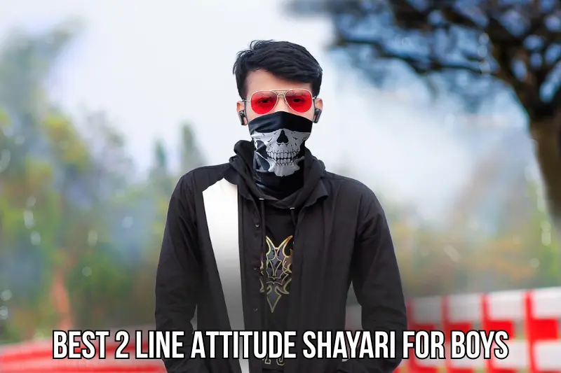 best 2 line attitude shayari for boys
