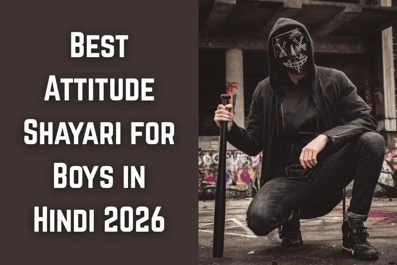 best attitude shayari for boys in hindi 2026