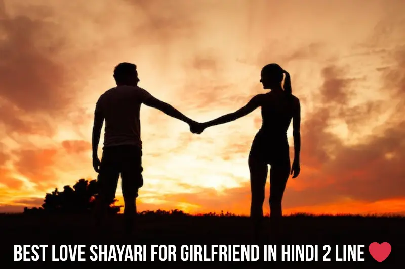 best love shayari for girlfriend in hindi 2 line 