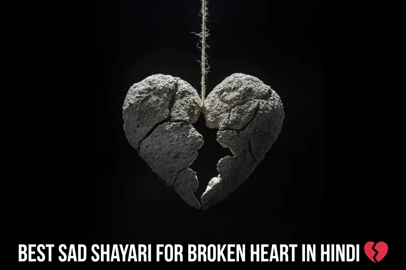 best sad shayari for broken heart in hindi