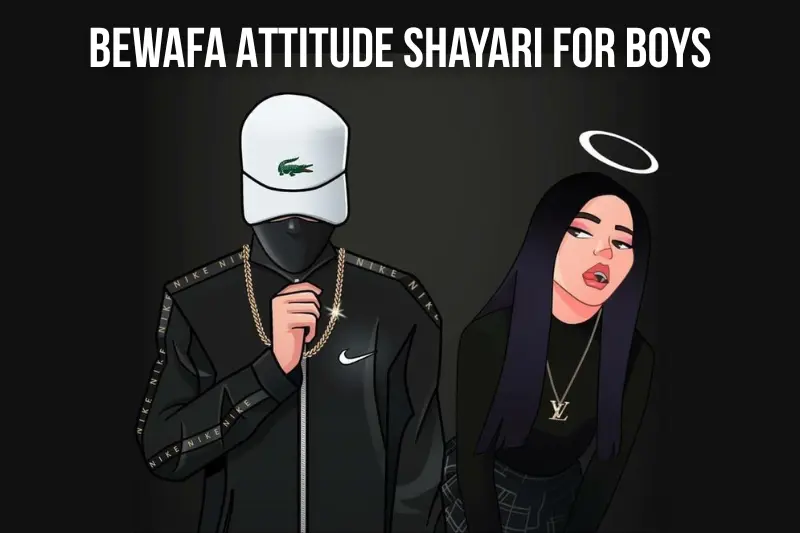 bewafa attitude shayari for boys