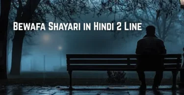 bewafa shayari in hindi 2 line