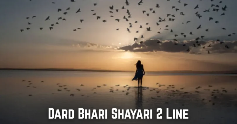 dard bhari shayari 2 line