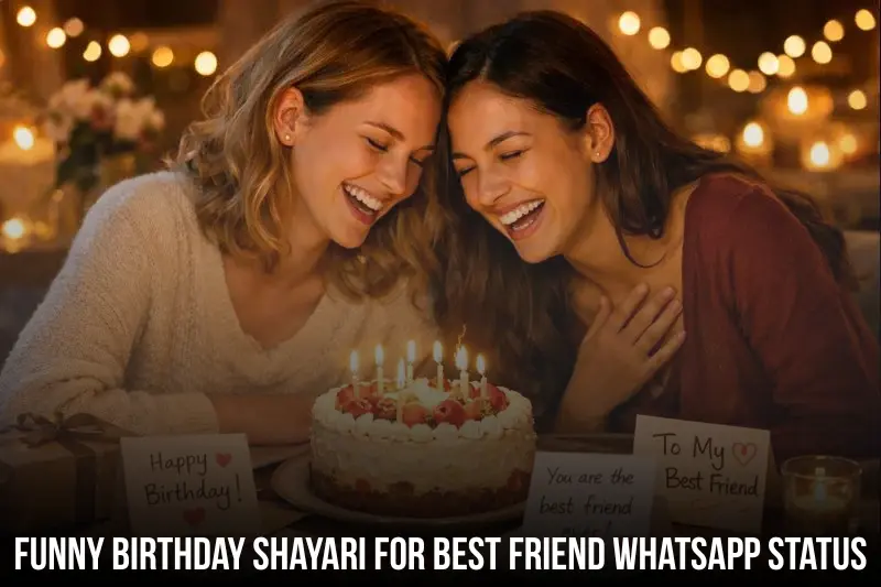 funny birthday shayari for best friend whatsapp status