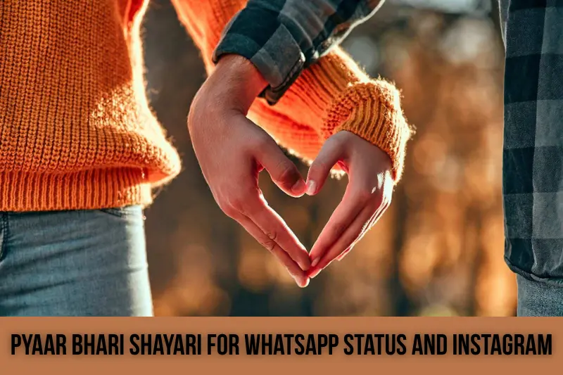 pyaar bhari shayari for whatsapp status