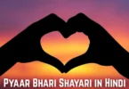 pyaar bhari shayari in hindi