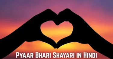 pyaar bhari shayari in hindi